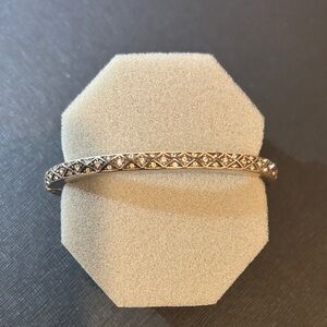 Brighton Gold and Silver Diamond Pattern Bracelet